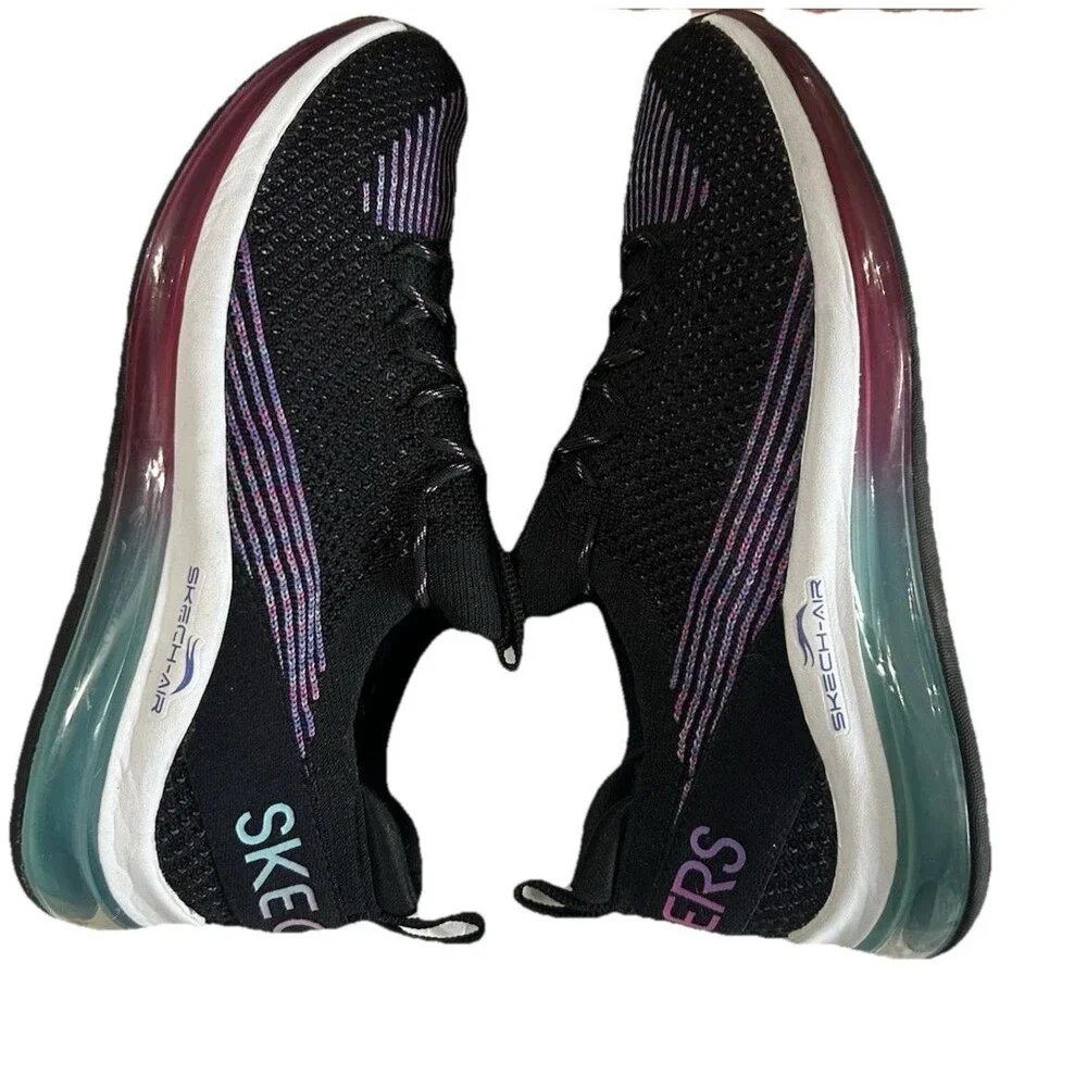 Skechers Women's Size 7 Skech Air Element 2 - 149401 Black Multi Athletic Shoes - Picture 9 of 11